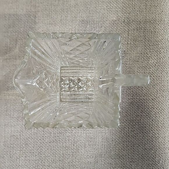 Art Deco Glass Sugar and Creamer - Picture 5 of 9